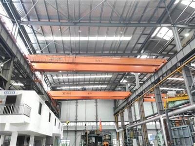 Endüstriyel kaldırma için 16 ton ağır hizmet tipi çift kiriş tepesi vinç