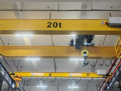 Fabrika kullanımı için 20 ton ağır yük çift kiriş vinç